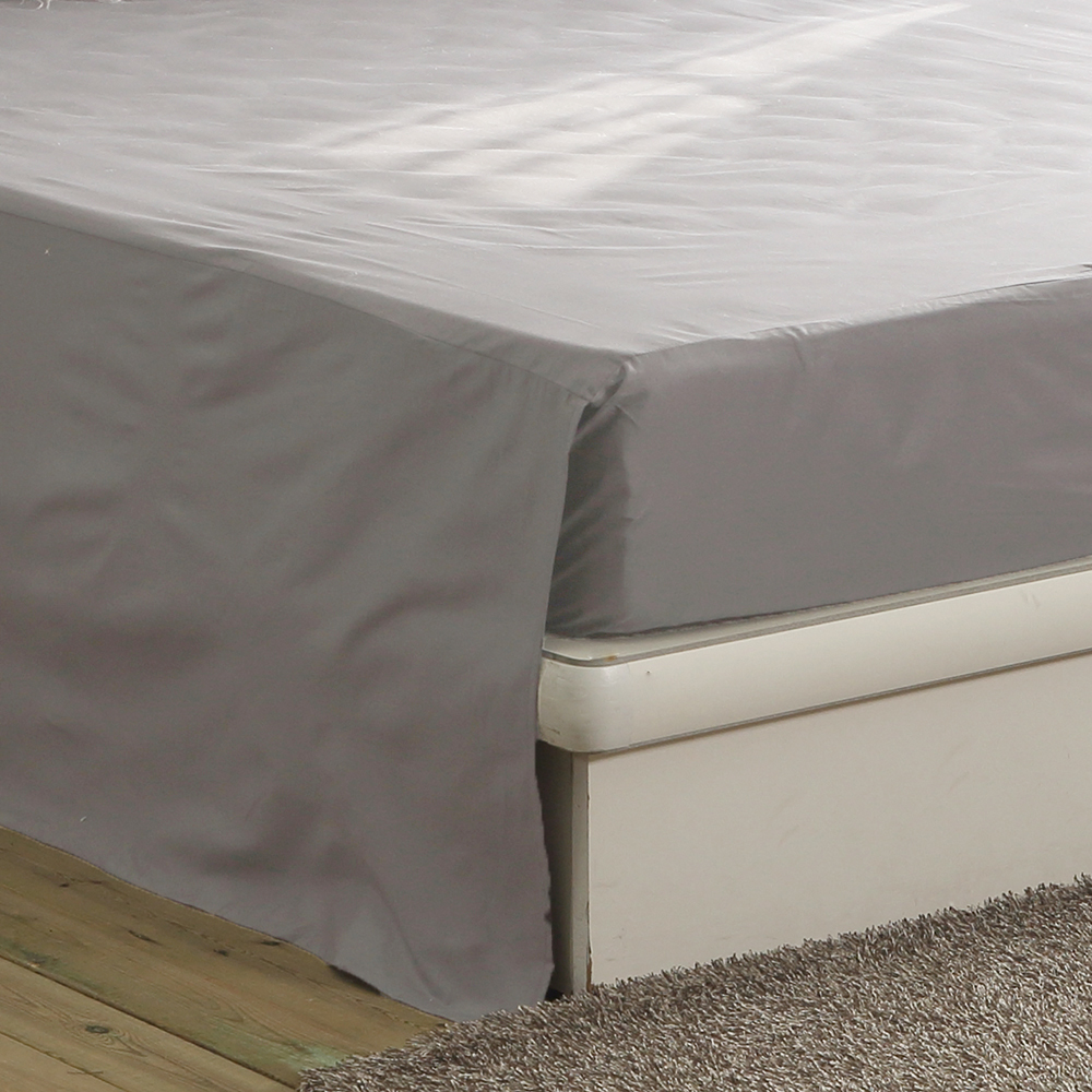 순면 투 매트리스 커버 높은 침대 시트 그레이 이스턴킹