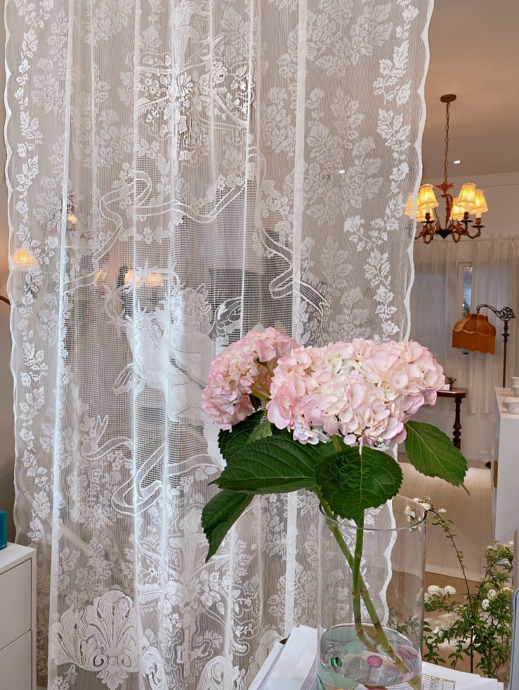 영국 천사 레이스 커튼 (영국 MYB 수입 명품 레이스 커텐) 거실 창문 커텐