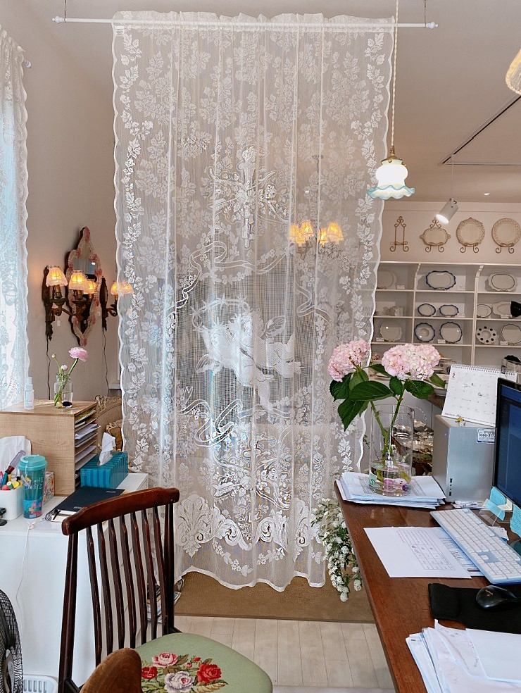 영국 천사 레이스 커튼 (영국 MYB 수입 명품 레이스 커텐) 거실 창문 커텐