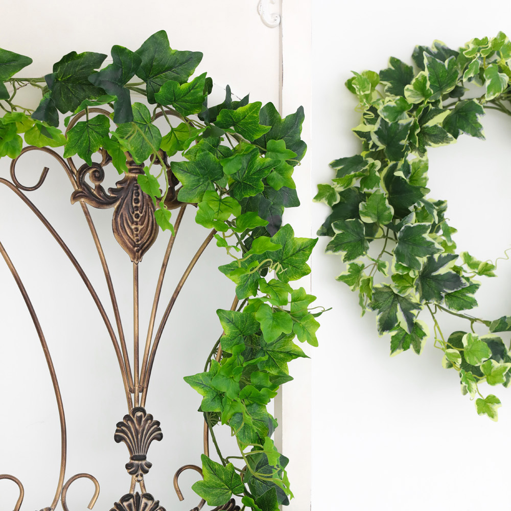 리얼한 그린 담쟁이 생화같은 인테리어 덩굴 벽걸이 아이비 스킨답서스 인조 넝쿨 덩쿨 조화