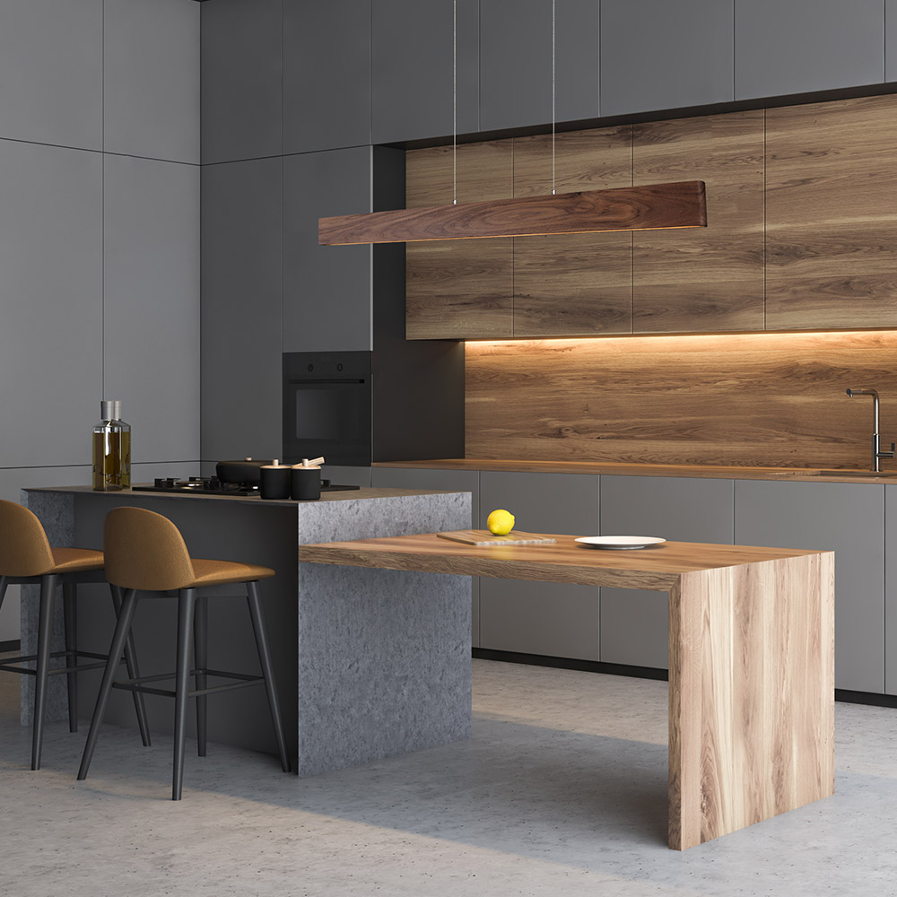 LED 식탁조명 식탁등 리니어 오크 30W 100cm 주광색 하얀빛