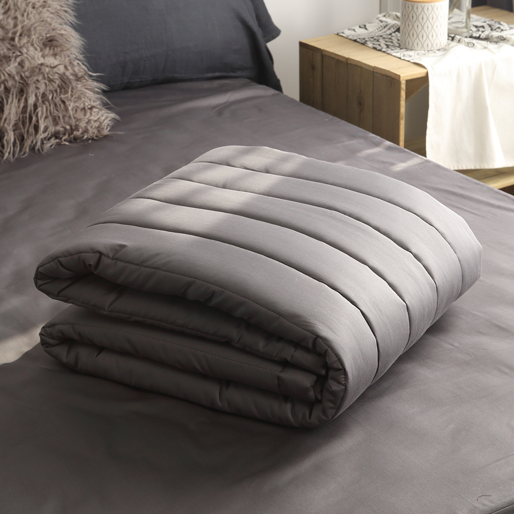 순면 두꺼운 침대 매트리스 패드 차콜 이스턴킹