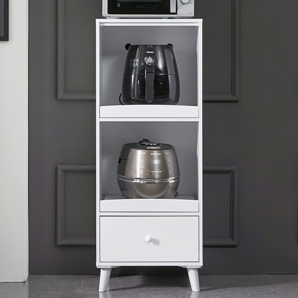 돌핀 500 에어프라이어 밥솥 수납장 다이 선반 오븐장 전자렌지장 미니 주방 렌지대