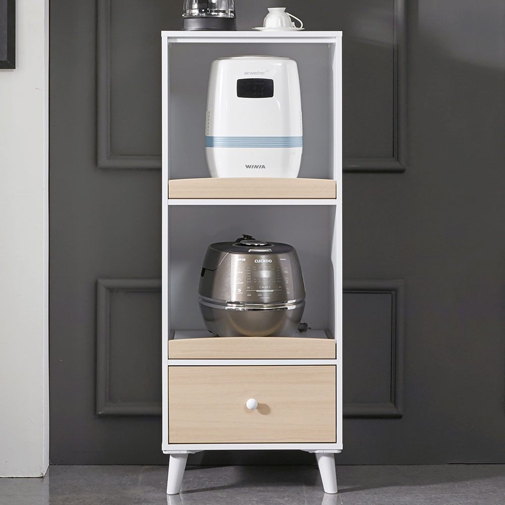 돌핀 500 에어프라이어 밥솥 수납장 다이 선반 오븐장 전자렌지장 미니 주방 렌지대