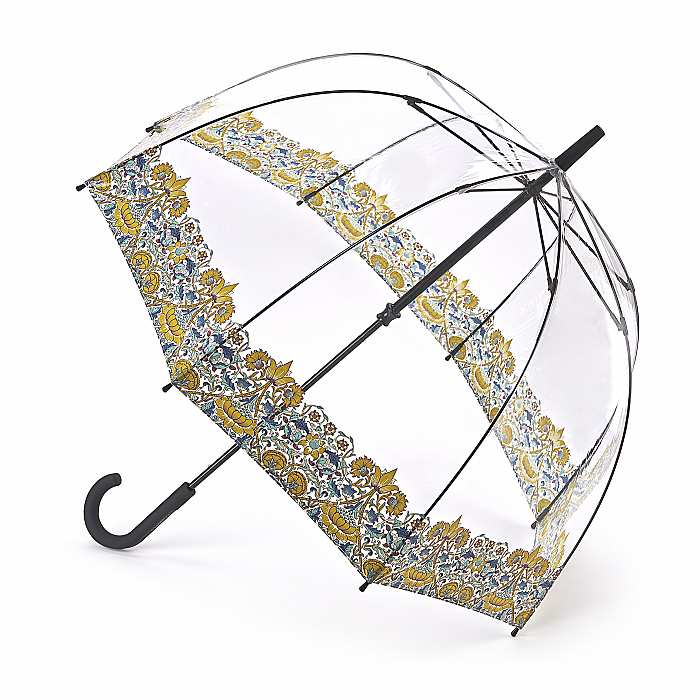 펄튼 Morris & Co Birdcage-2 Lodden 수동 투명 장우산 - 메인 이미지