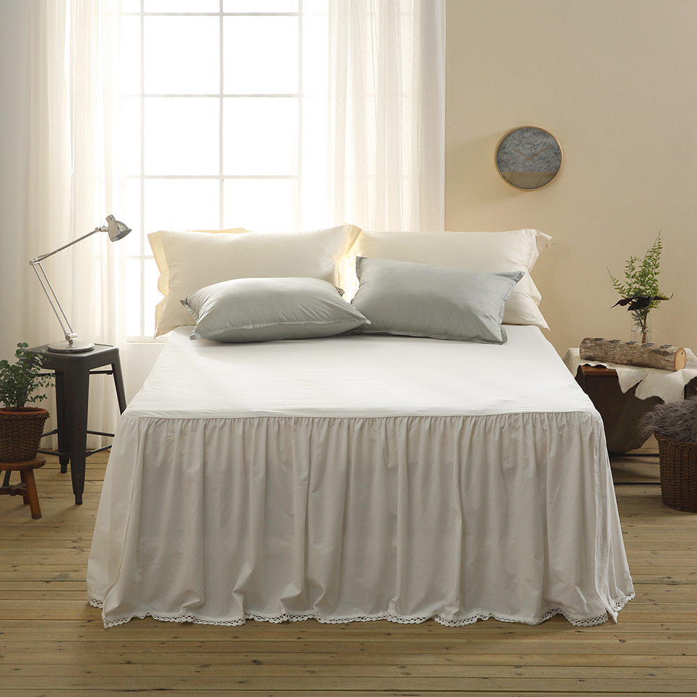 레이스 침대 커버 이스턴킹 프릴 치마 베드 스커트