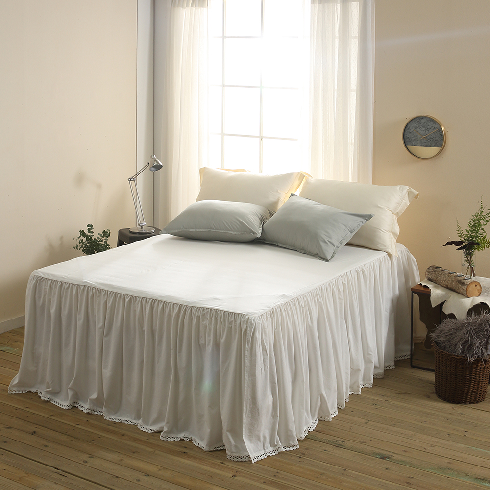 레이스 침대 커버 이스턴킹 프릴 치마 베드 스커트