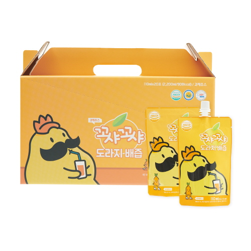 [꼬샤꼬샤] 도라지배즙 110mlx100포 스탠딩형+ 곰보배추배스틱15포 - 상세 이미지 5