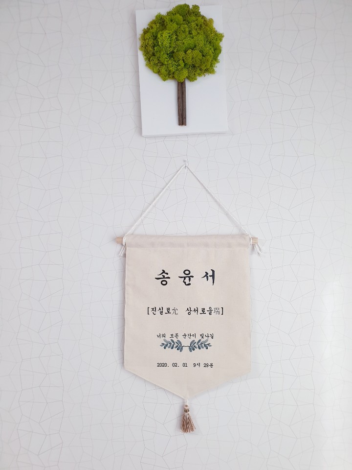 월배너 자유문구 생일 백일 돌 이름 백일소품 셀프촬영 가랜드 셀프돌잔치소품 생일 패브릭 이미지 6