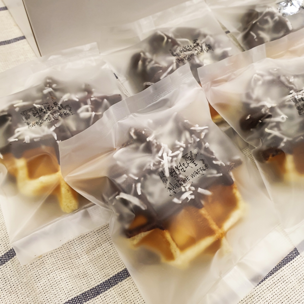 벨기에와플 초코넛 50g 10개입 초코와 코코넛의 만남 아침식사대용 등산간식 - 상세 이미지 3