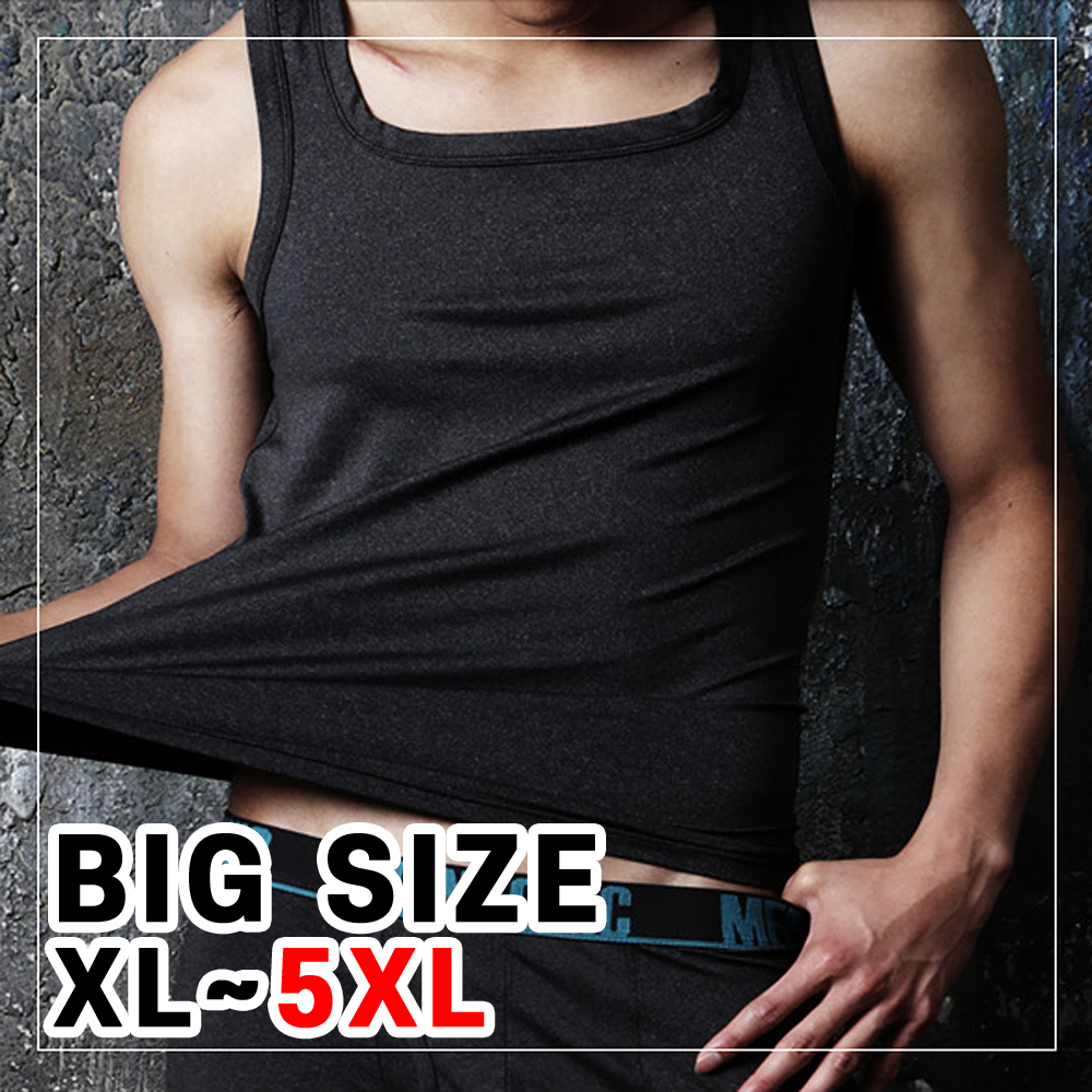 남자빅사이즈 나시 런닝 보정 남성 XL 2XL 3XL 110 120 130 사이즈 큰사이즈 이미지 2