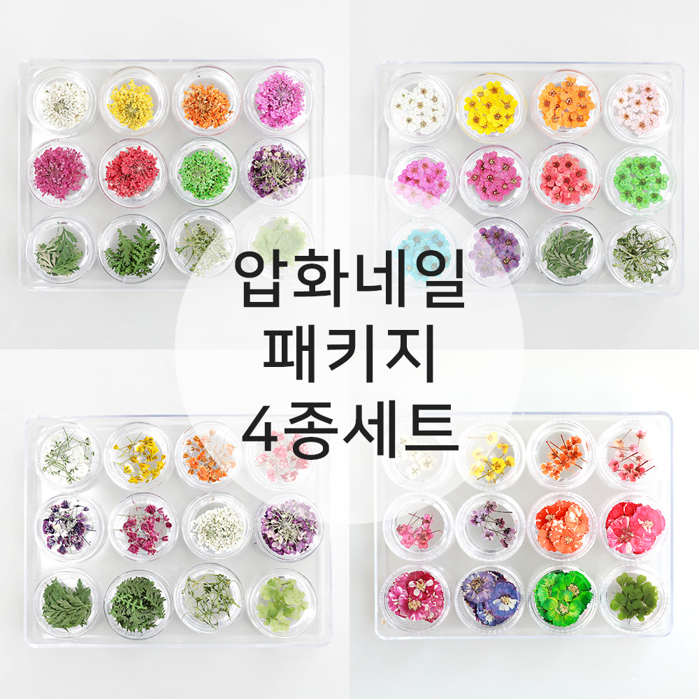 생화네일 꽃네일 네일아트재료 봄 압화 패키지A - 상세 이미지 5