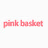 pink basket 로고