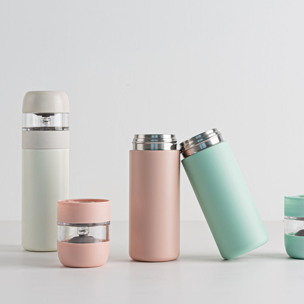 칼딘 클린 티 텀블러 보온보냉 미니 스텐 텀블러 350ml, 핑크 - 상세 이미지 2