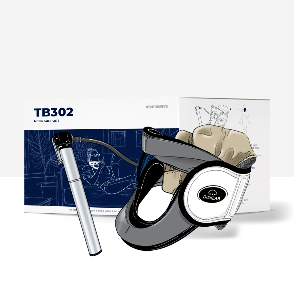 목견인기 목 경추 보호대 견인 치료 도움 TB302 - 상품 이미지