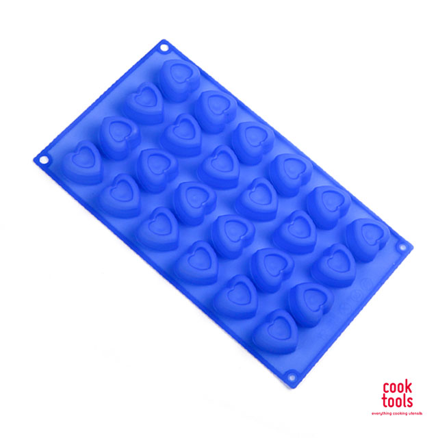 수제비누 석고방향제 비누 하트 24구 실리콘몰드 베이킹양갱 몰드