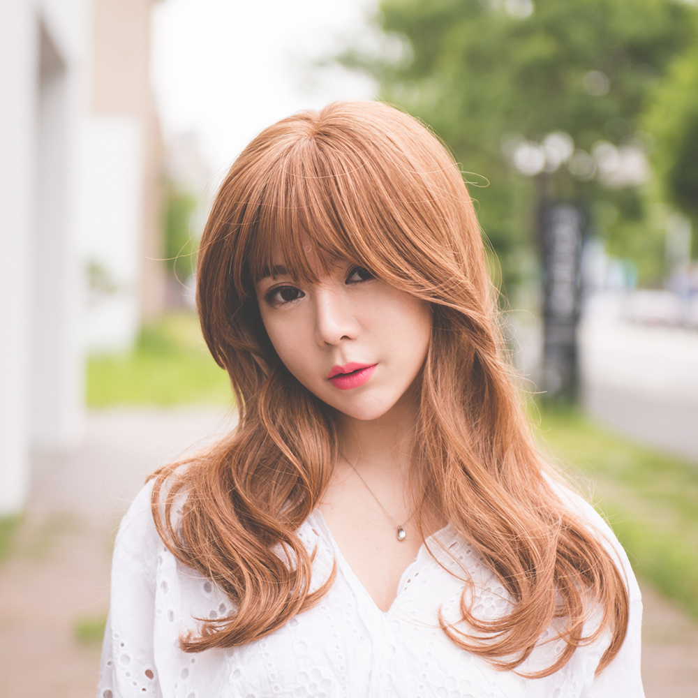 여자가발 내츄럴 롱 루즈웨이브 (전체가발, 통가발) - 상품 이미지