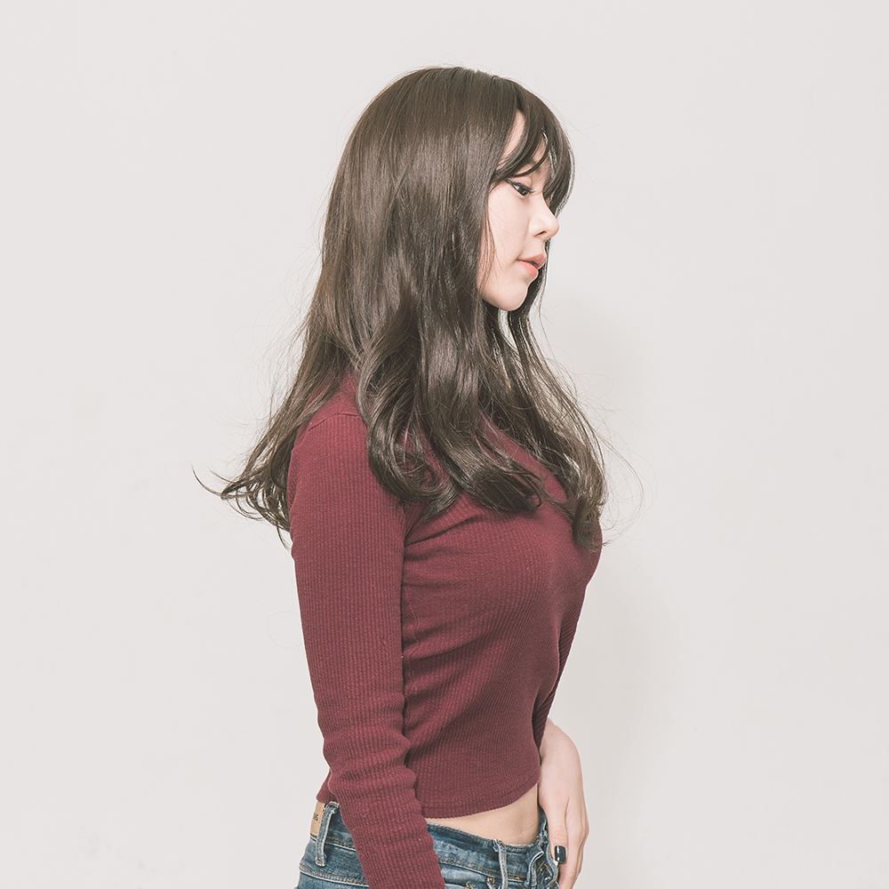 여자가발 시스루뱅 내츄럴 발롱펌 (전체가발, 통가발) - 상세 이미지 5