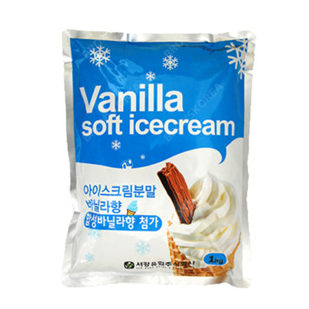 서강 바닐라 소프트 아이스크림 분말 파우더 1kg 업소용