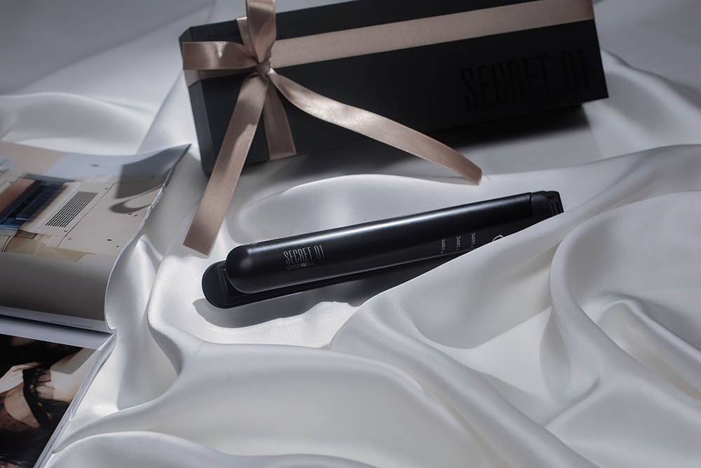 캐치웰 시크릿 미드나잇 블랙에디션 대용량 무선 고데기