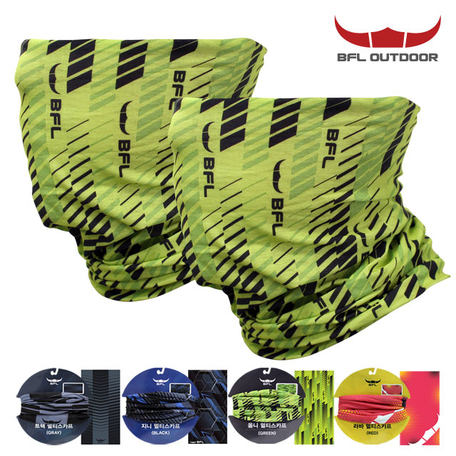 BFL 멀티 스카프 2개입 자외선차단 마스크 등산용품 - 상세 이미지 3
