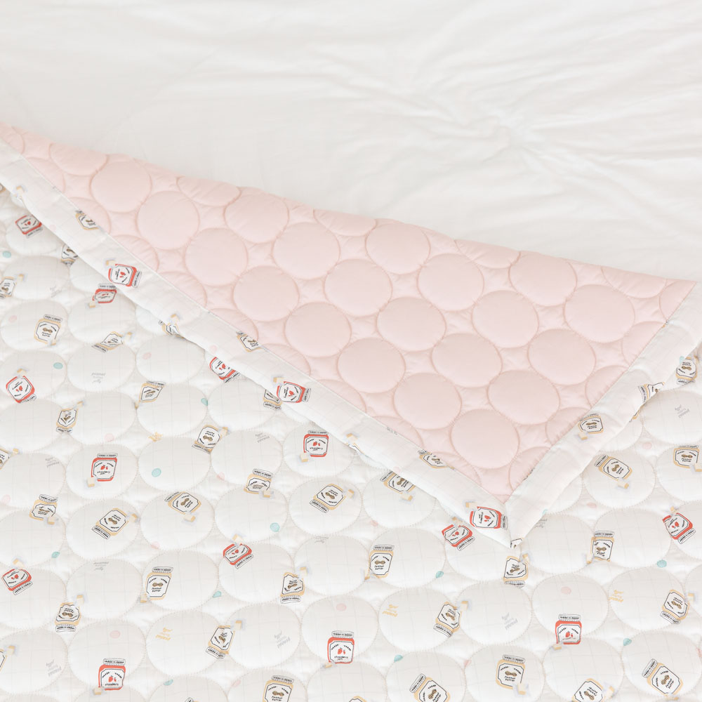 피넛버터젤리 헤브 마이크로 모달 아기 양면 이불패드 국산 유아 키즈 침대 매트 패드