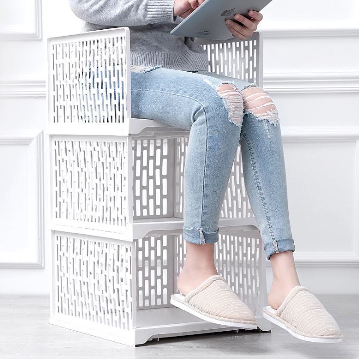 코드86 옷장정리 슬라이딩 수납 선반 트레이 옷 장롱 붙박이장 소 13cm