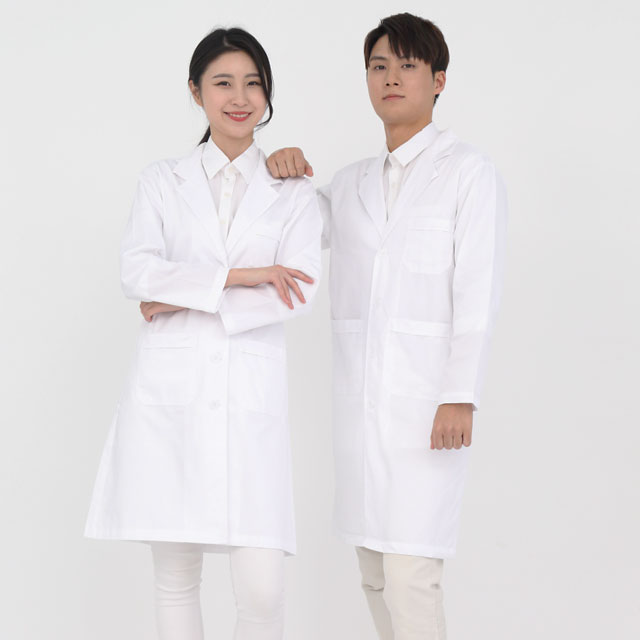 20수사계절용(추동) 의사 약사영양사가운 실험실 실습가운 - 상품 이미지