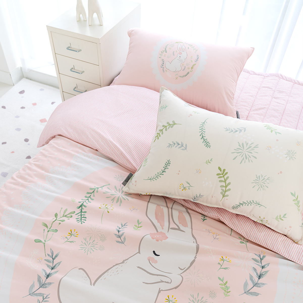 알러지케어 사계절 이불 침구 패드 세트 S SS