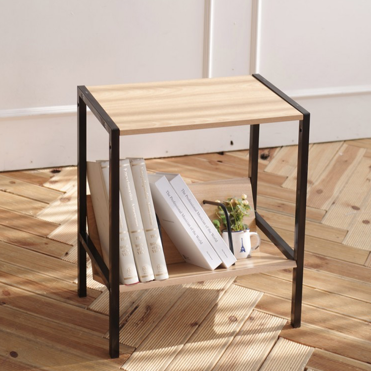 앤드모어 2단 사이드 선반 책장 2종 우드 책 꽂이 수납 정리 미니 협탁 DIY 보조선반 - 상세 이미지 3