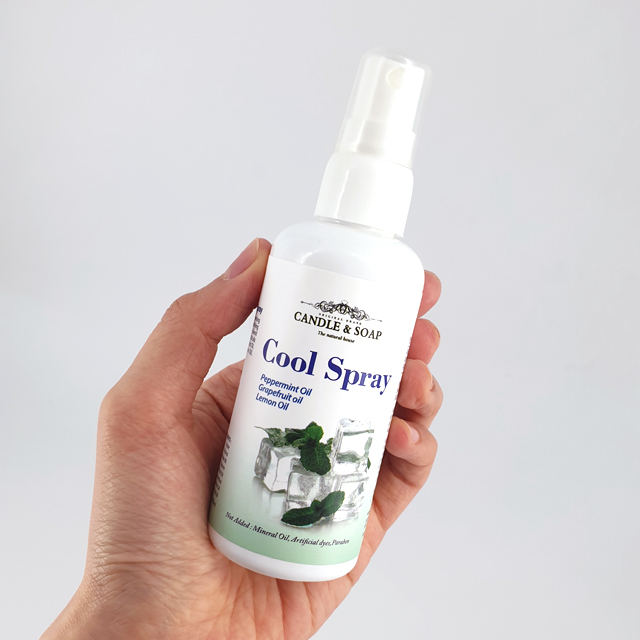캔들앤솝 잠깨는 페퍼민트오일 아로마 쿨 스프레이 100ml - 상세 이미지 3