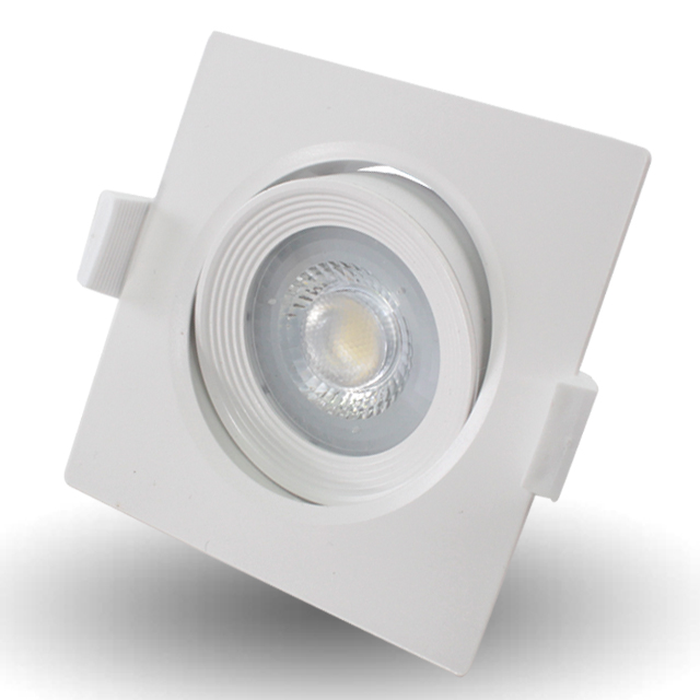 LED다운라이트 COB 사각 매입 7cm(3인치) 7W - 상품 이미지