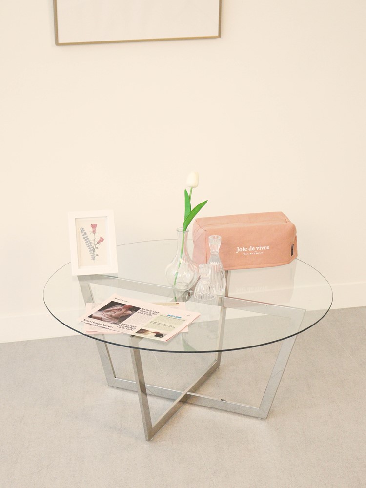 마블 골드 대리석 원형 쇼파 테이블