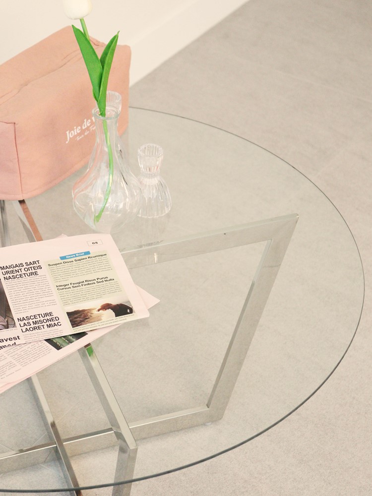 마블 골드 대리석 원형 쇼파 테이블