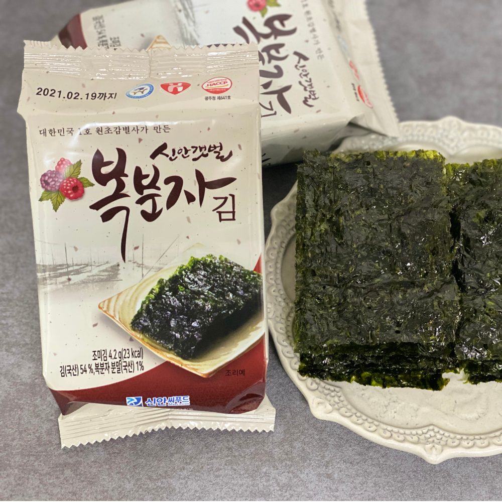 복분자 김 72봉 맛있는 도시락 식탁 조미김 선물세트