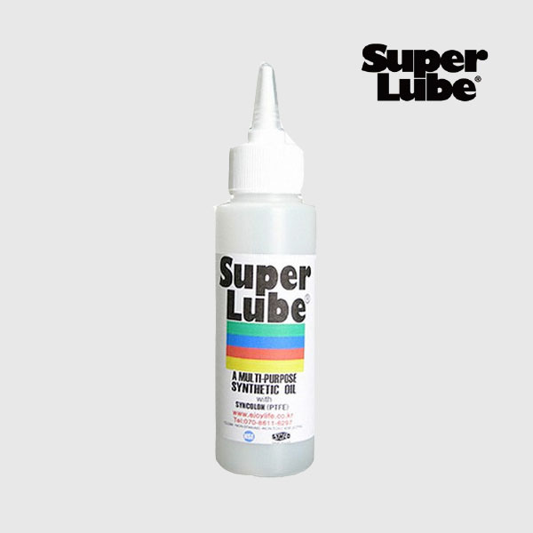 슈퍼루브 super lube 테프론 오일 100ml/식품용 합성그리스 윤활 - 상품 이미지
