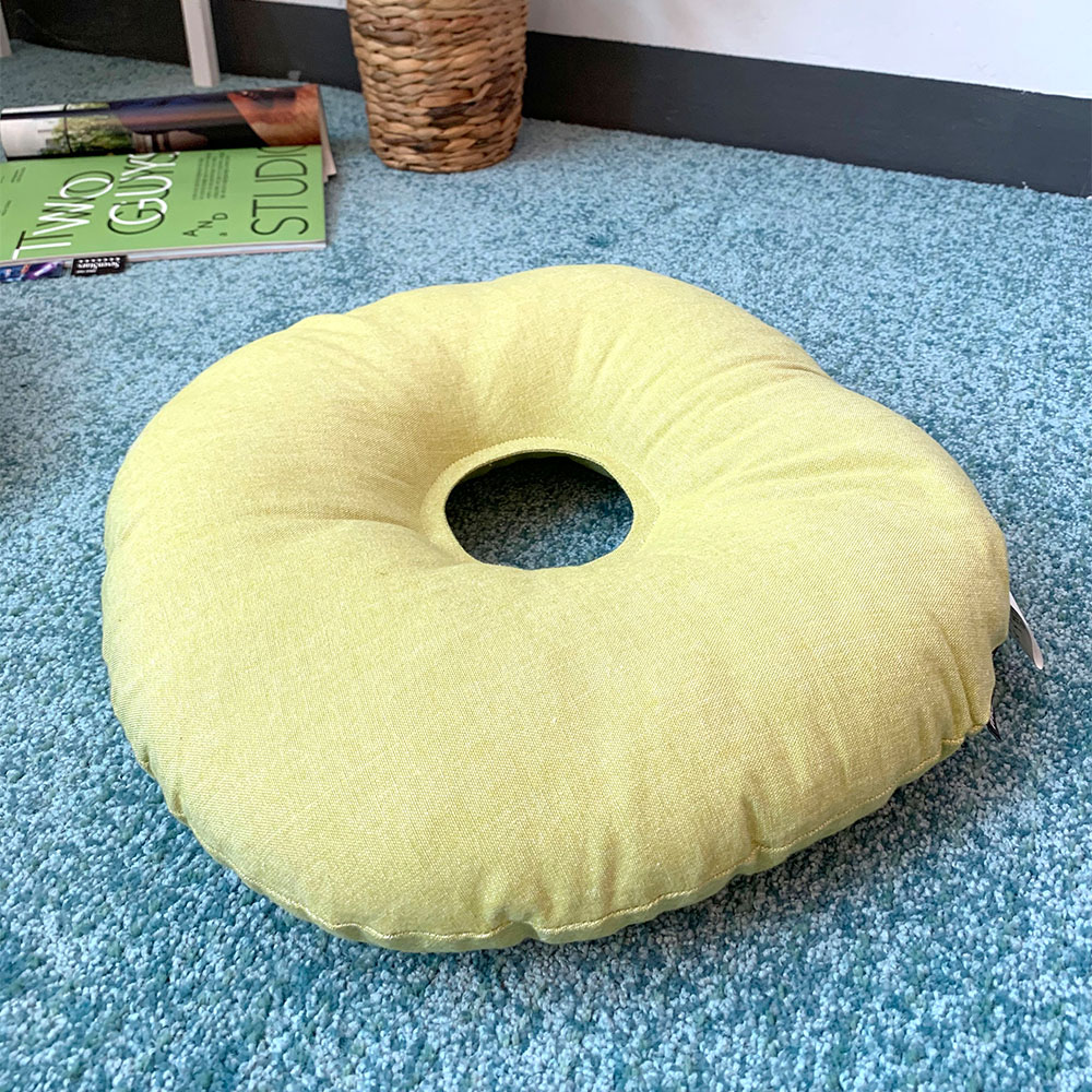 이케히코 코튼사용 원형방석 쿠션 35cm - 상세 이미지 3