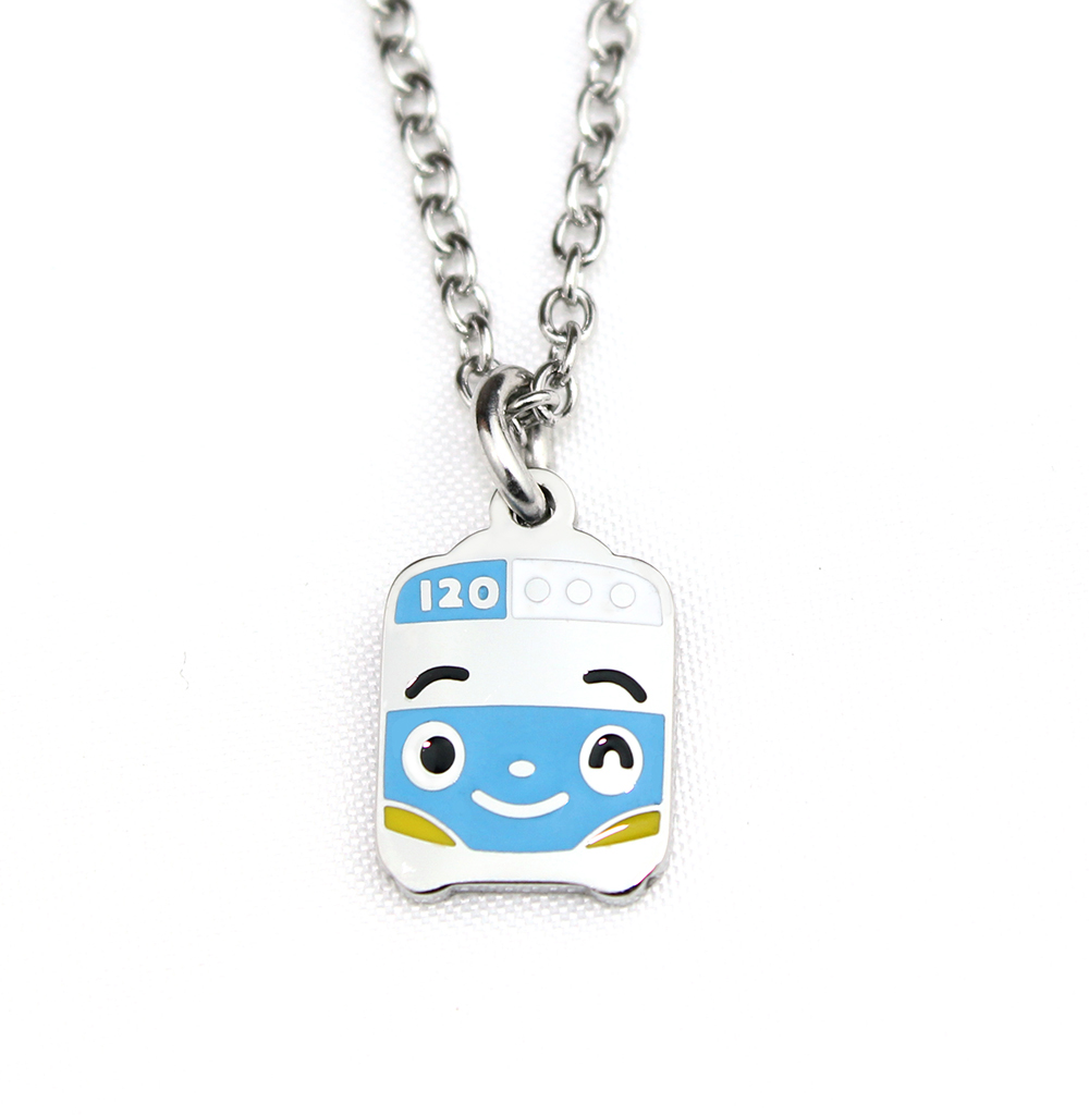 타요 써지컬스틸 미아방지 목걸이 아기 유아 어린이