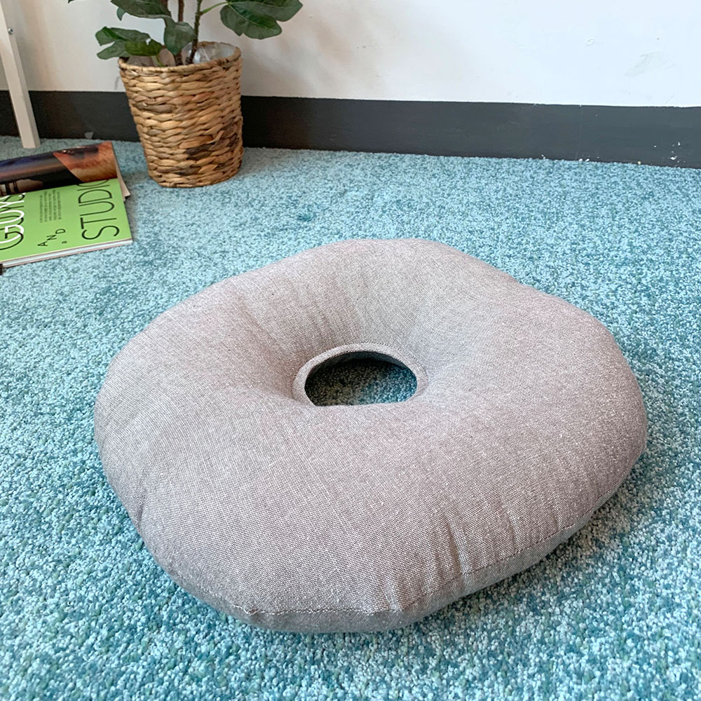 이케히코 코튼사용 원형방석 쿠션 35cm - 상세 이미지 4