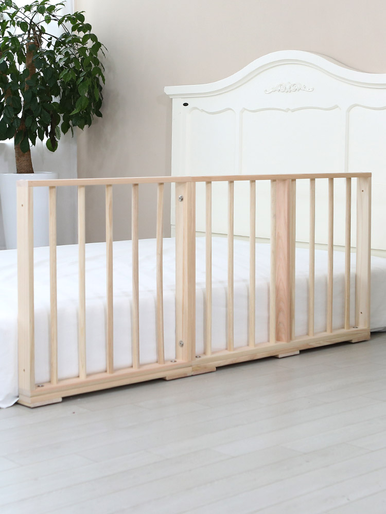 원목 아기침대가드 유아 침대안전가드 낙상방지 소나무 600
