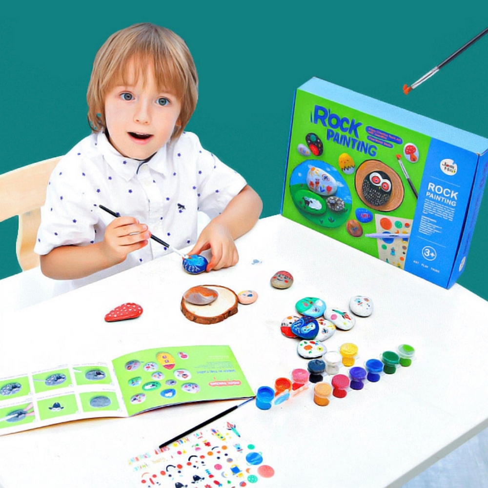 리틀호안미로 드로잉스톤아트 엄마표미술놀이