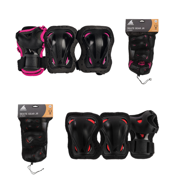 롤러블레이드 SKATE GEAR JUNIOR 3 PACK 아동용 보호대/인라인 보호대/3팩 보호대/고품질 보호대 - 상품 이미지