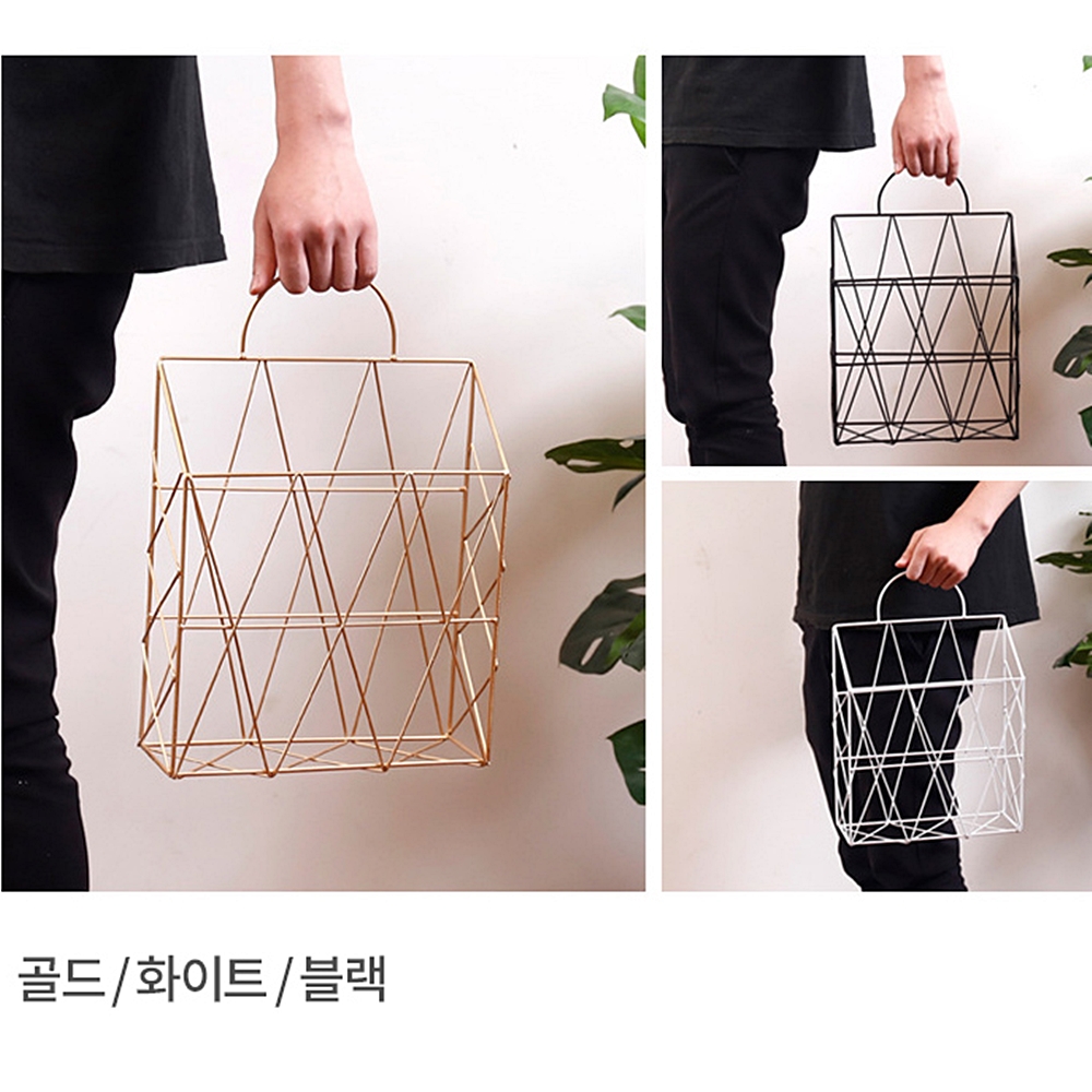 벽 스탠드 책꽂이 골드 블랙 화이트 인테리어 틈새 사무실 1단