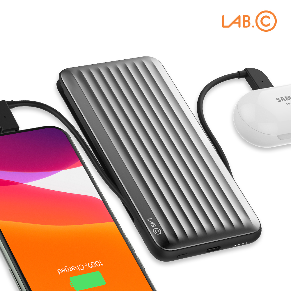 랩씨 대용량 보조배터리 10000 mAh C타입 PD 고속 충전 삼성 갤럭시 애플 아이폰 호환 - 상세 이미지 2