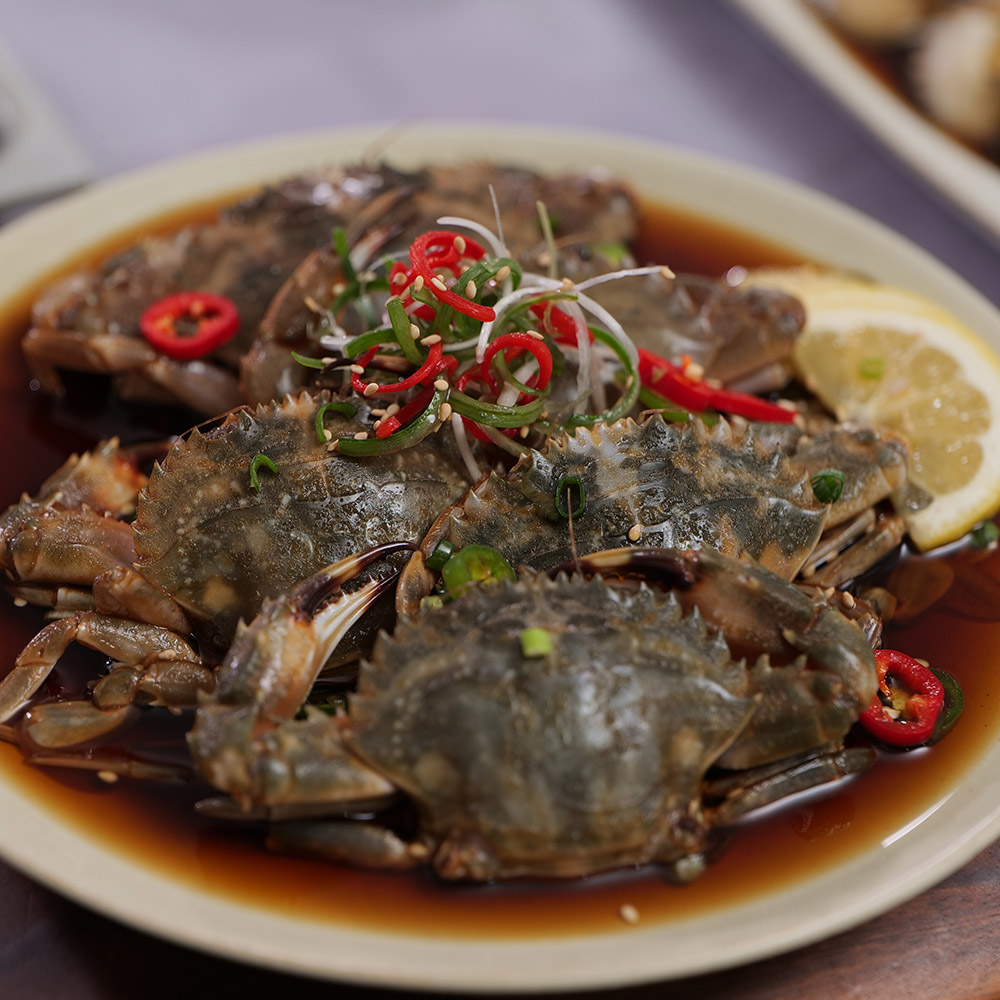 도시락 삼채돌게장 간장게장 3kg 7팩 삼채 돌게 양념간장 꽃게 감칠맛 밥도둑 - 상세 이미지 3