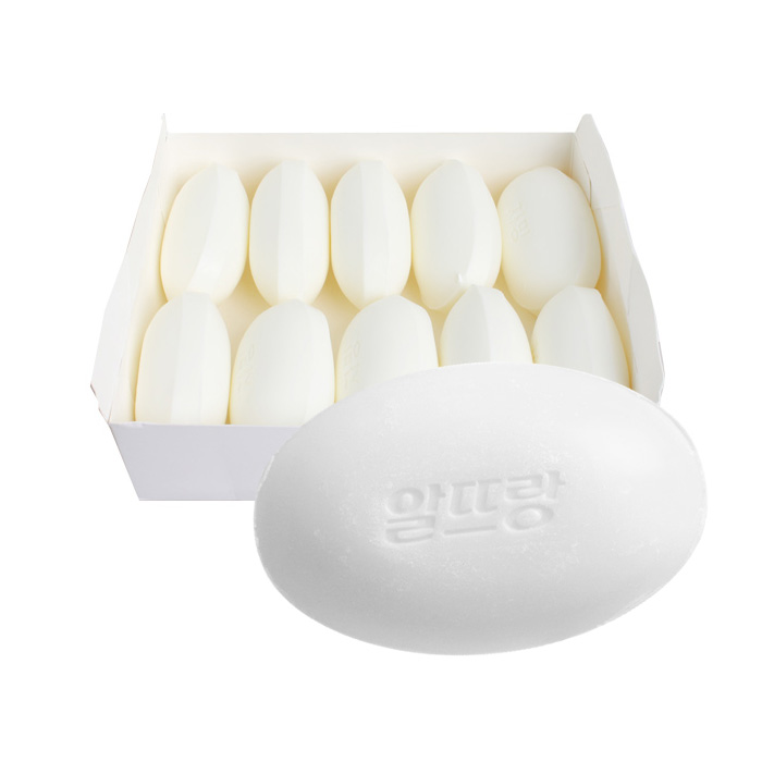 알뜨랑 세면 비누 흰색 (130g X 10개) : 베로베코스메틱