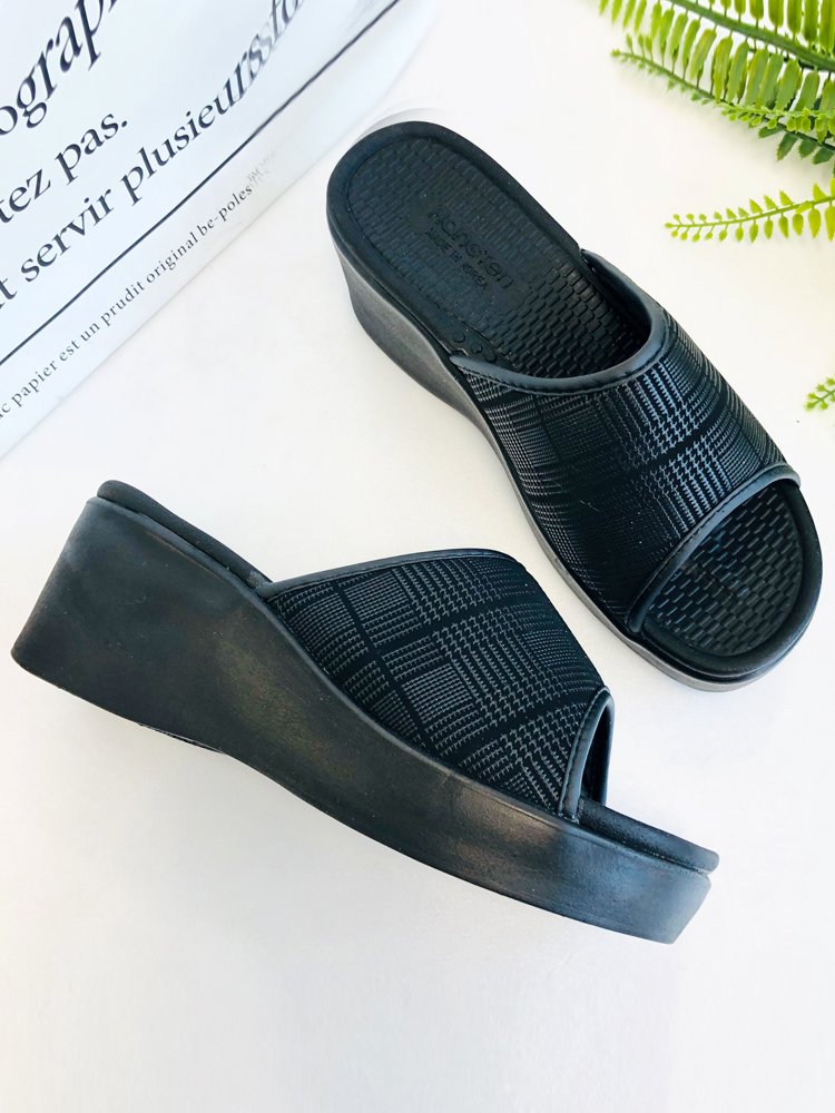 발편한슬리퍼 쿠션 통굽 키높이 여성 사무실슬리퍼