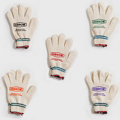 [하이브로우] 캠핑용 목장갑 5컬러 세트 안전 손보호 감성 우드 글로브 면장갑 SET