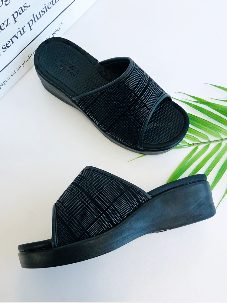 발편한슬리퍼 쿠션 통굽 키높이 여성 사무실슬리퍼