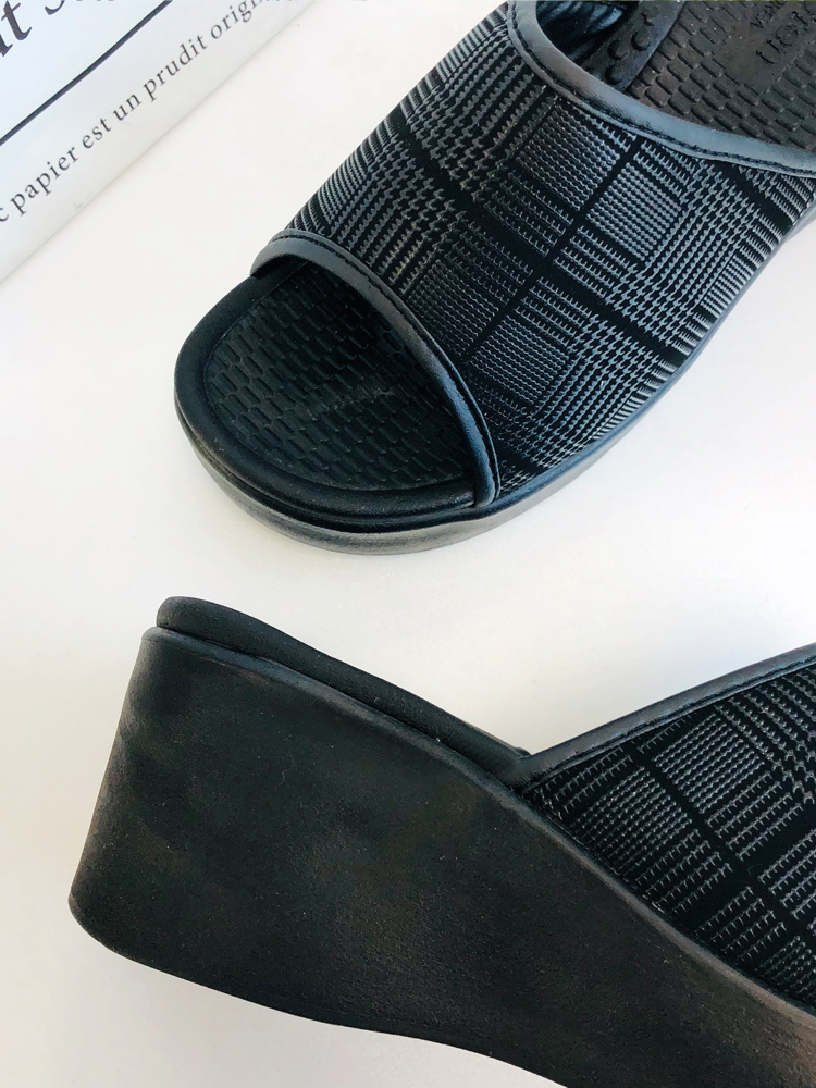 발편한슬리퍼 쿠션 통굽 키높이 여성 사무실슬리퍼